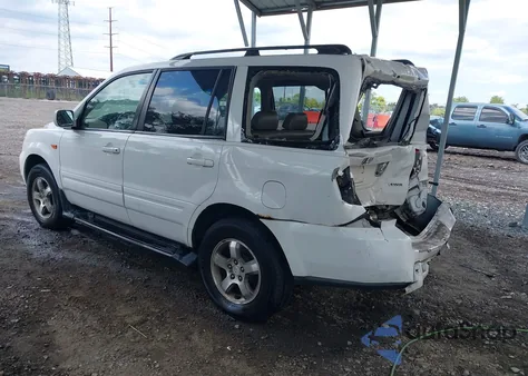 2006 Honda Pilot Ex-L from USA, damaged, VIN 2HKYF18606H522896